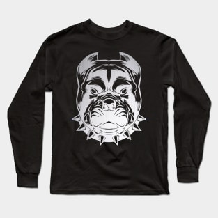 Silver Pit Bull Long Sleeve T-Shirt